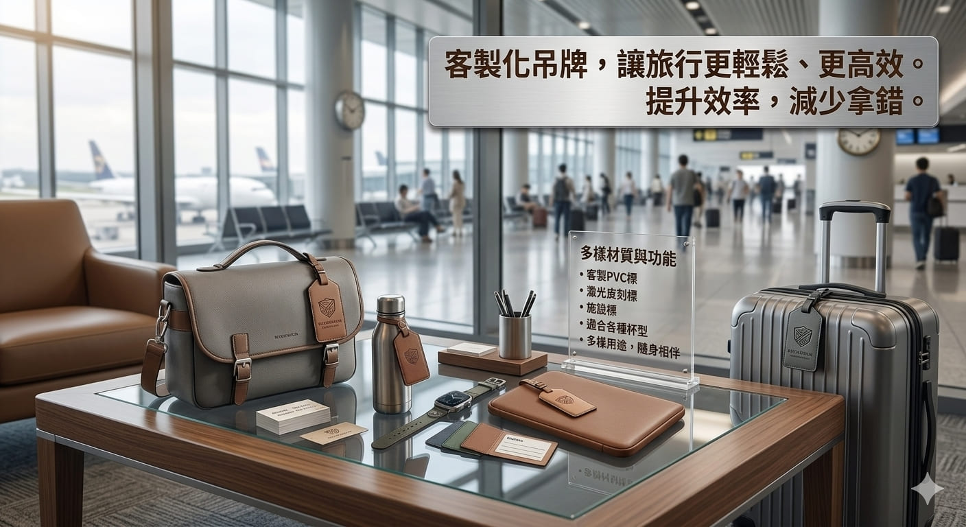 夏天到了，準備出發旅行！行李吊牌讓你的旅程更安心、更方便